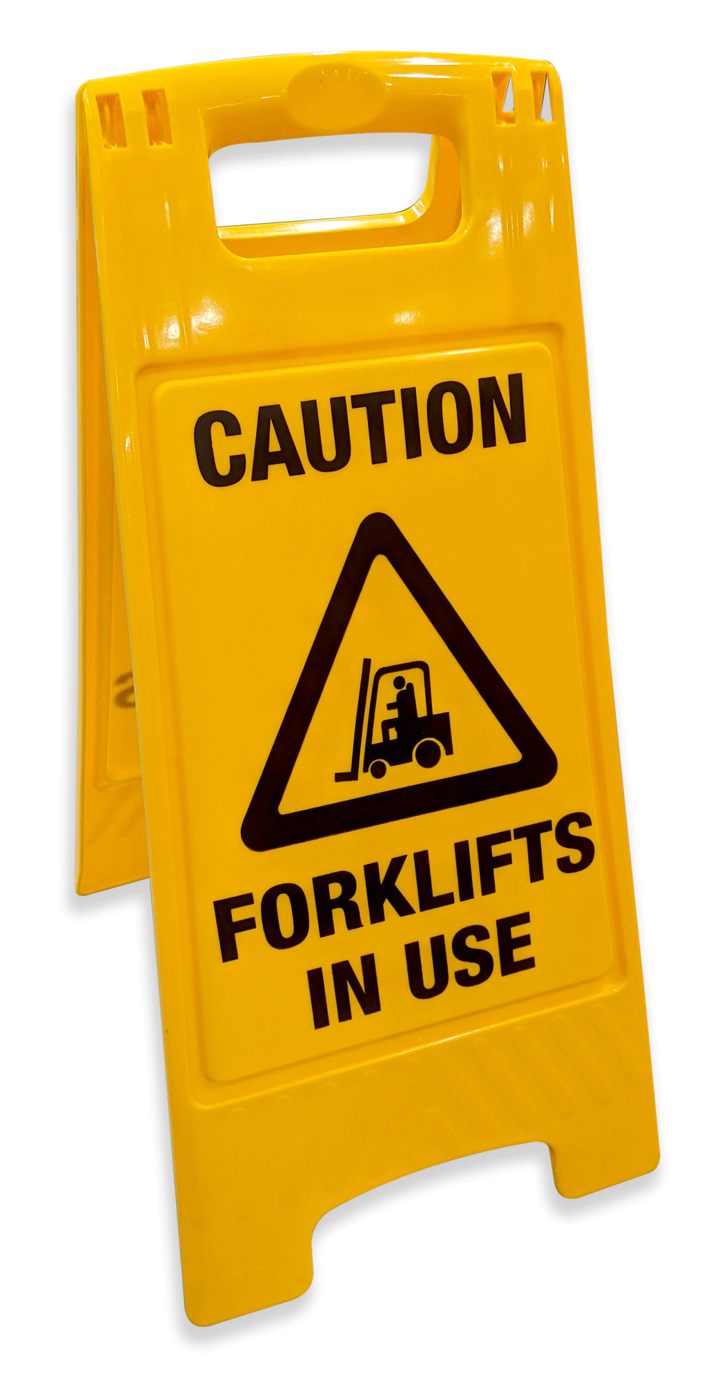 Pall Mall A-Frame Forklifts In Use Yellow