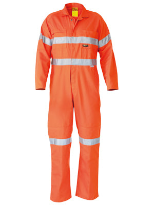 Coverall Bisley Hi Vis Taped Drill 190g BC6718TW