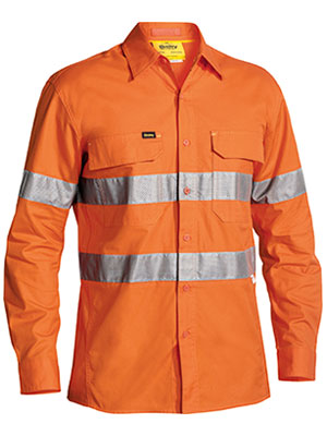 Shirt Bisley Hi Vis Taped X-Airflow RipStop 150g BS6416T