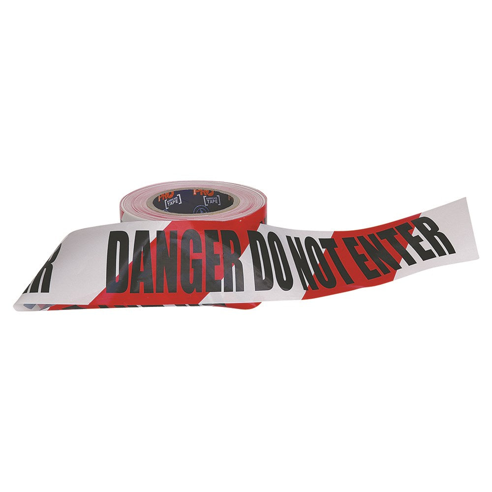 ProChoice Danger DNE Red/White Hazard Tape 100m