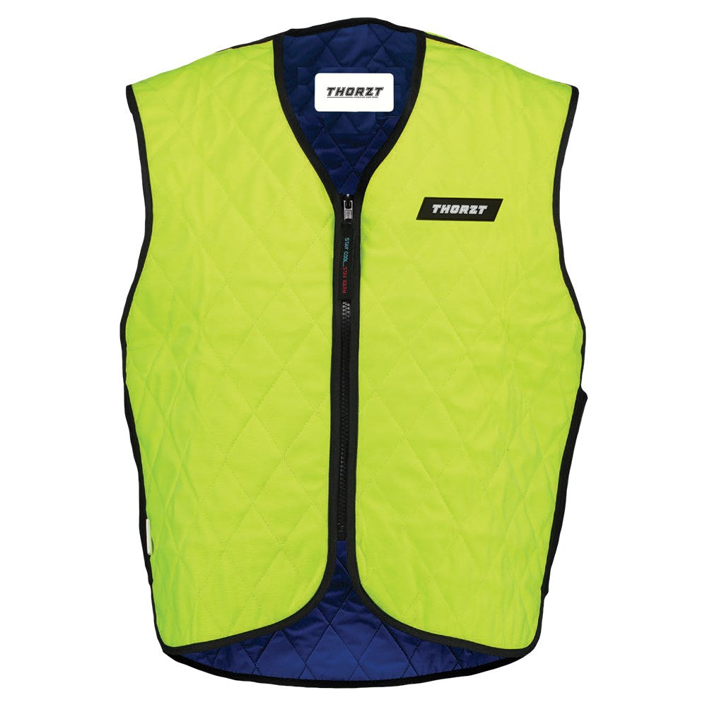 Thorzt Yellow Evaporative Cooling Vest with Zip Front 2xl