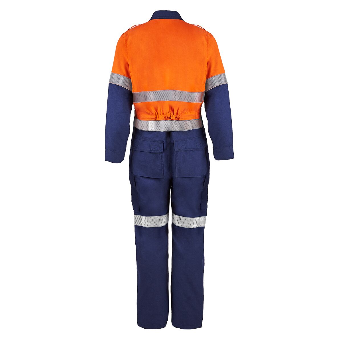 FlameBuster Torrent Fr Mens Orange/Navy Taped Coveralls atpv 9/HRC2 180g 77R