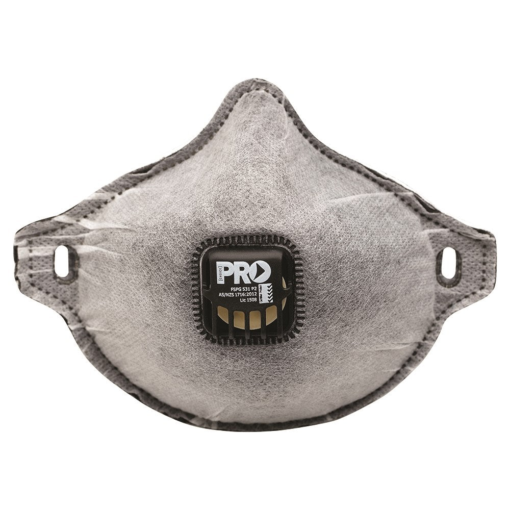 ProChoice Filterspec Pro Replacement P2 Valved Carbon Disposable Masks 10/box