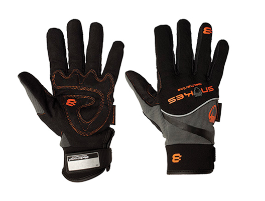 BlackChrome Snakes Mechanics Gloves Black 2xl