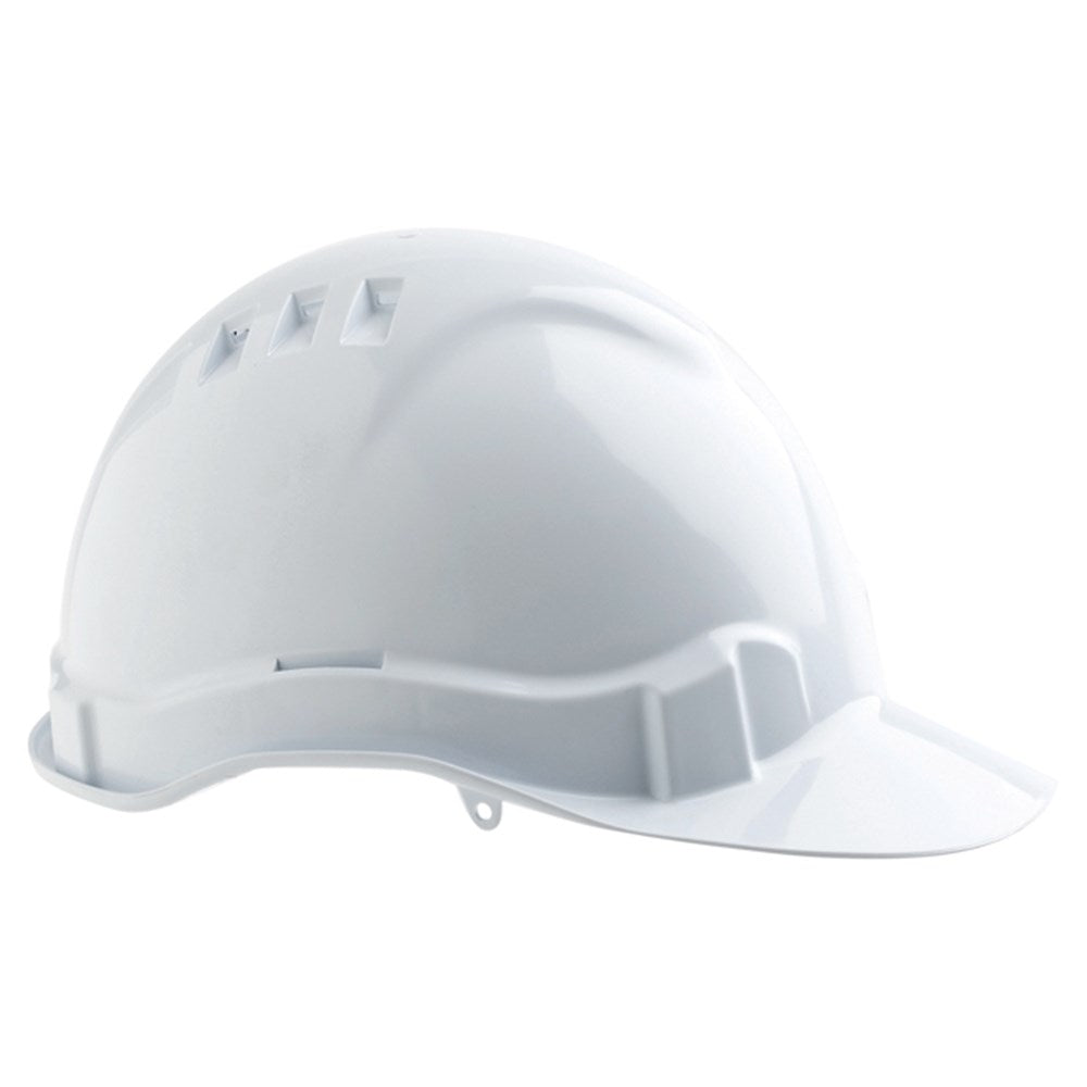 ProChoice V6 Vented Hard Hat with Push-Lock Harness Red