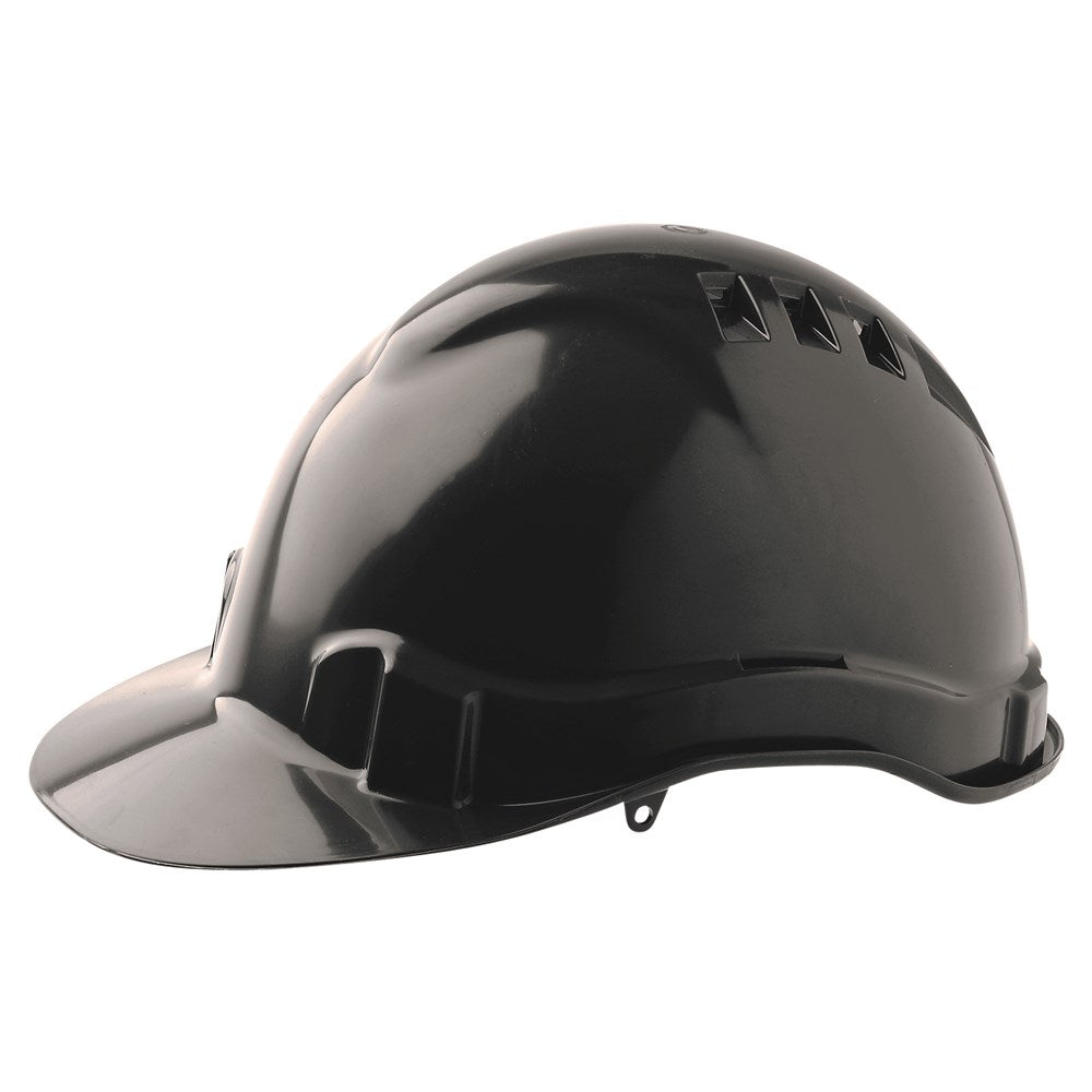ProChoice V6 Vented Hard Hat with Push-Lock Harness Red