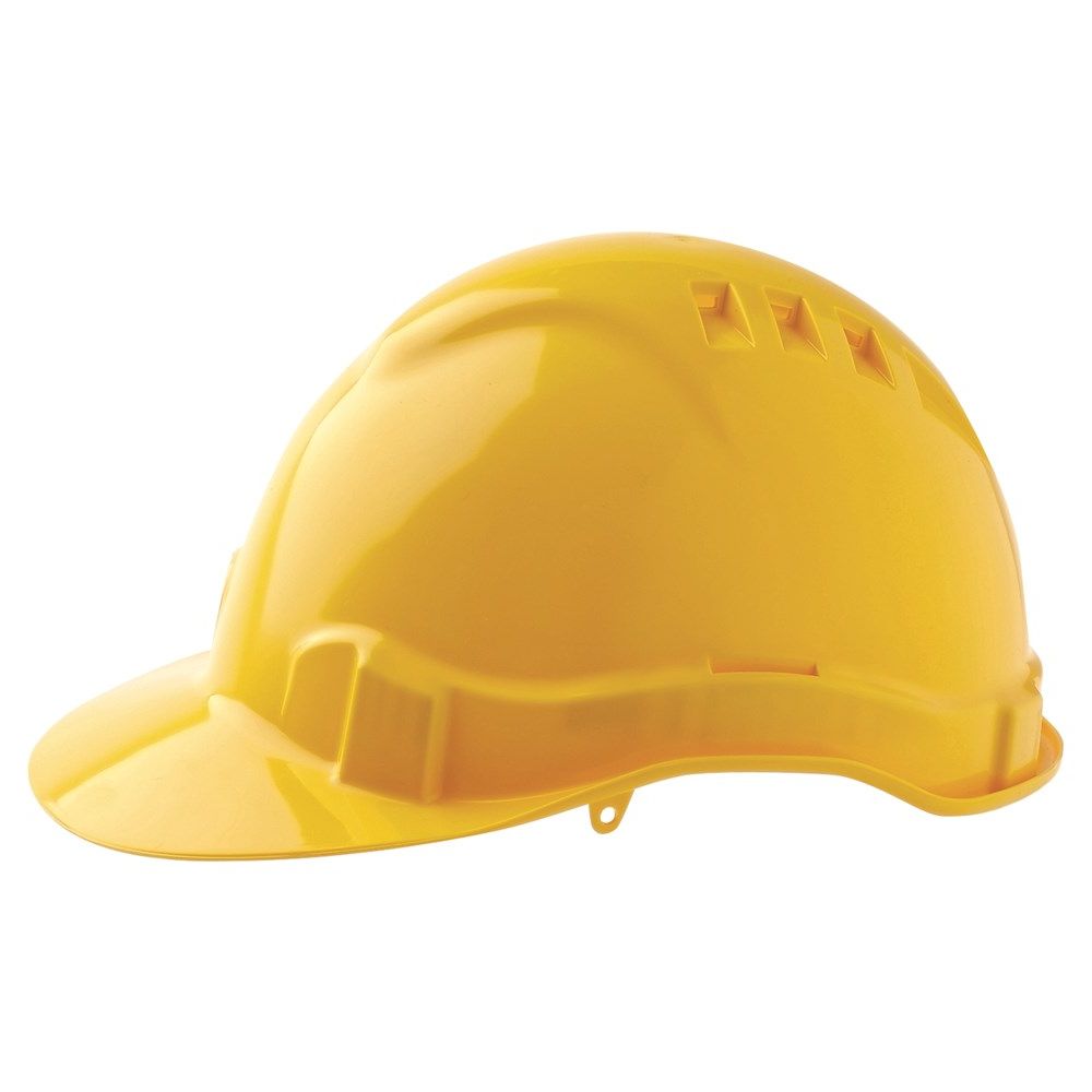 ProChoice V6 Vented Hard Hat with Push-Lock Harness Red
