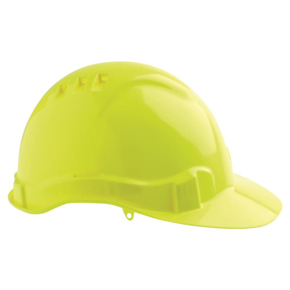 ProChoice V6 Vented Hard Hat with Push-Lock Harness Red