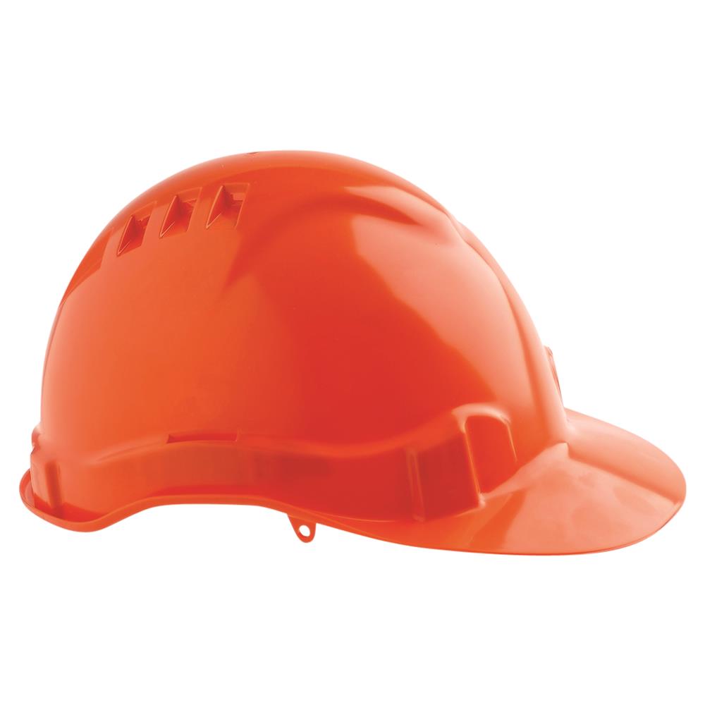 ProChoice V6 Vented Hard Hat with Push-Lock Harness Red