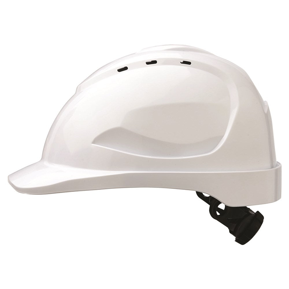 ProChoice Red V9 Vented Hard Hat with Ratchet Harness