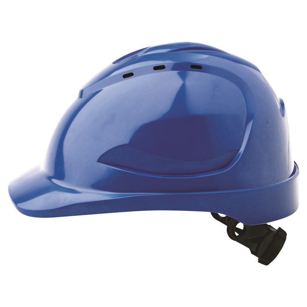 ProChoice Red V9 Vented Hard Hat with Ratchet Harness