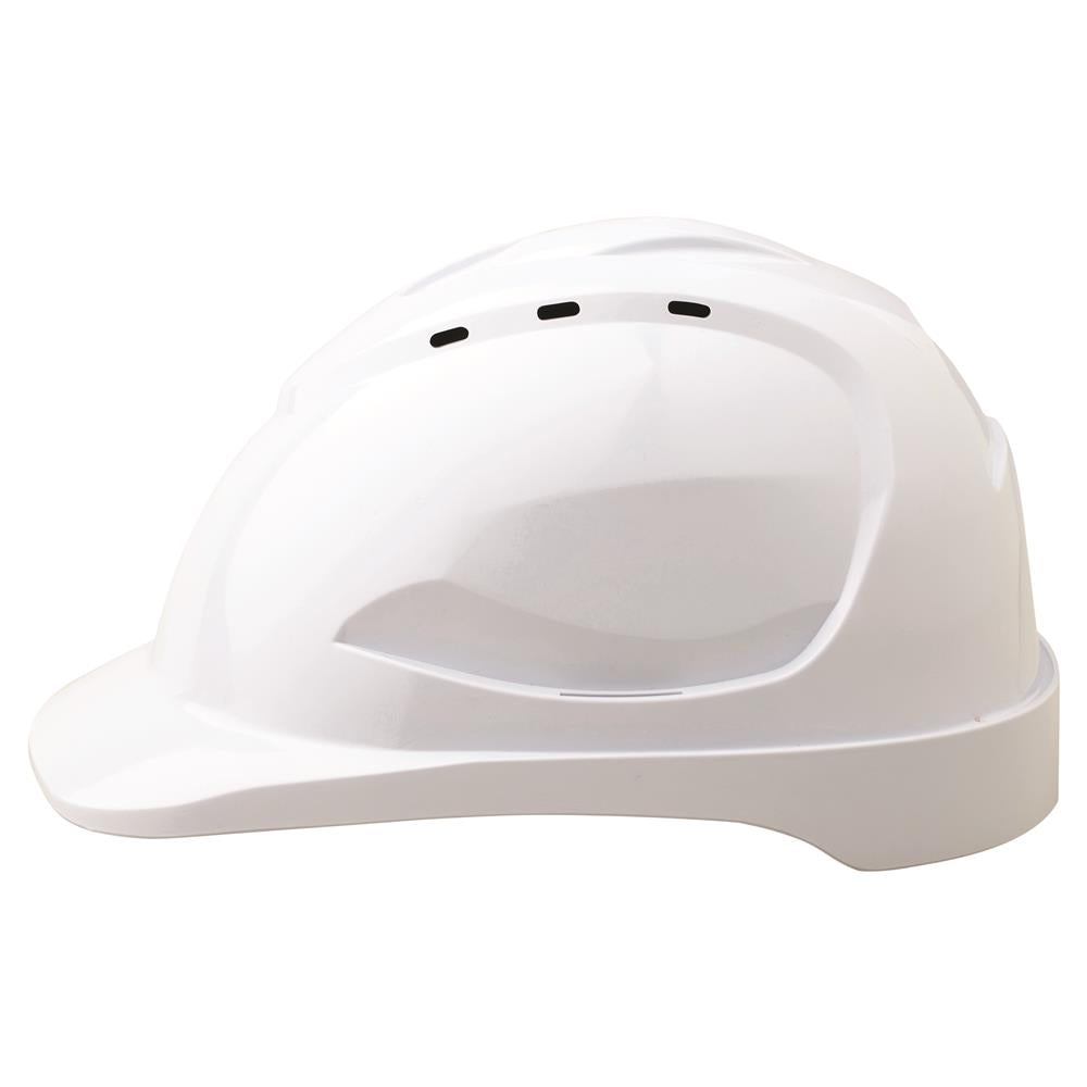 ProChoice Fluoro Orange V9 Vented Hard Hat with Push-Lock Harness