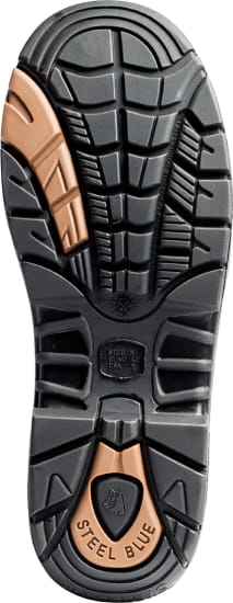 Steel Blue Mens Parkes Zip Boots Comp Bump TPU