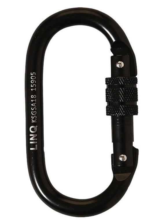 Linq Steel Alloy Screw Gate Karabiner 18mm