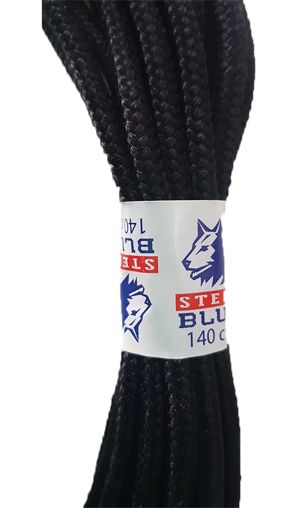 Steel Blue Nylon Boot Laces