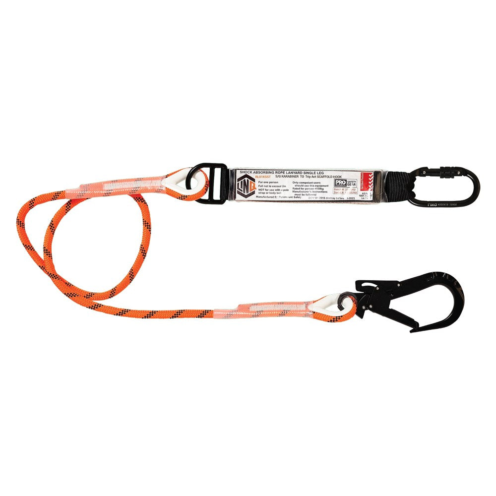 Linq Lanyard Single Rope 2 x SG Karabiners 2m