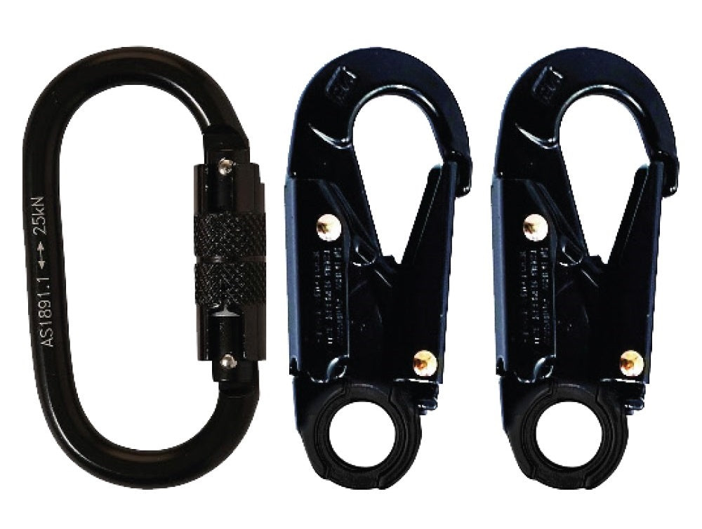 Linq Lanyard Double Rope 3 x DA Karabiners 2m