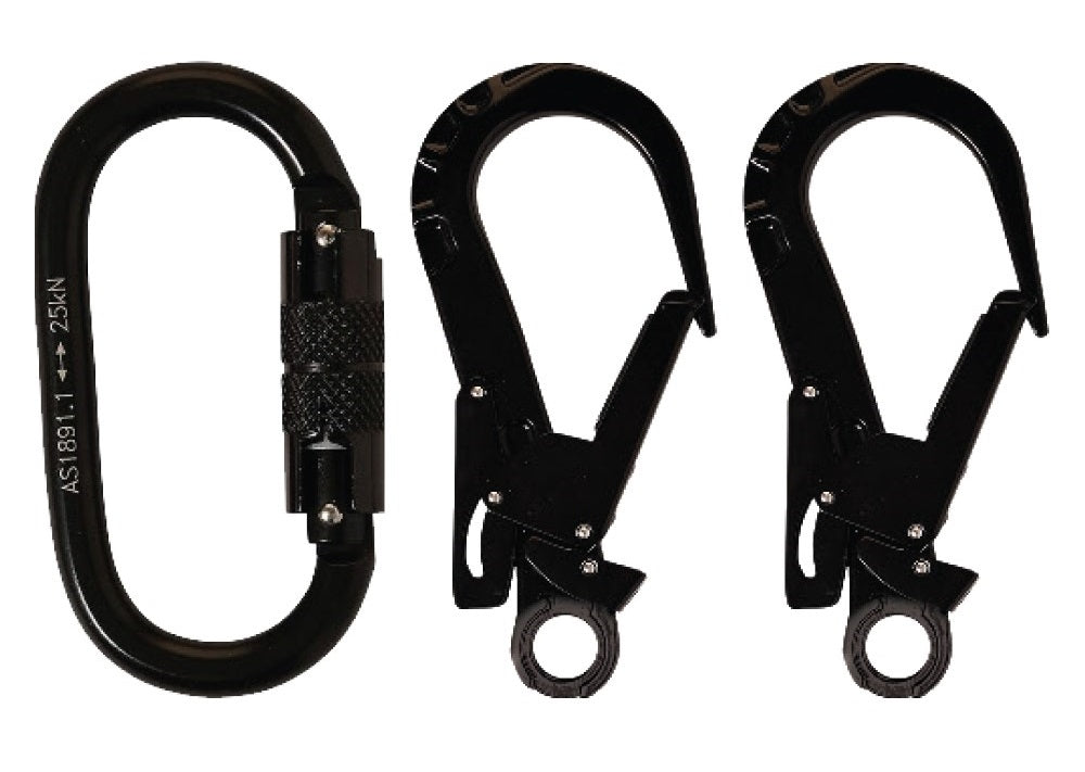 Linq Lanyard Double Rope 3 x DA Karabiners 2m