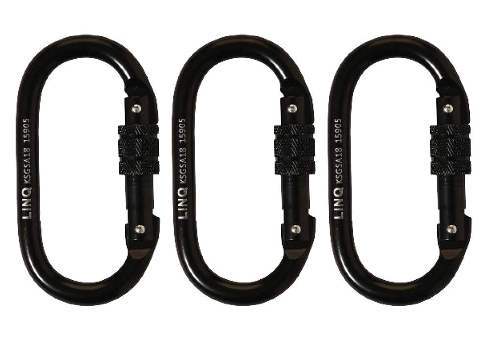 Linq Lanyard Double Rope 3 x SG Karabiners 2m