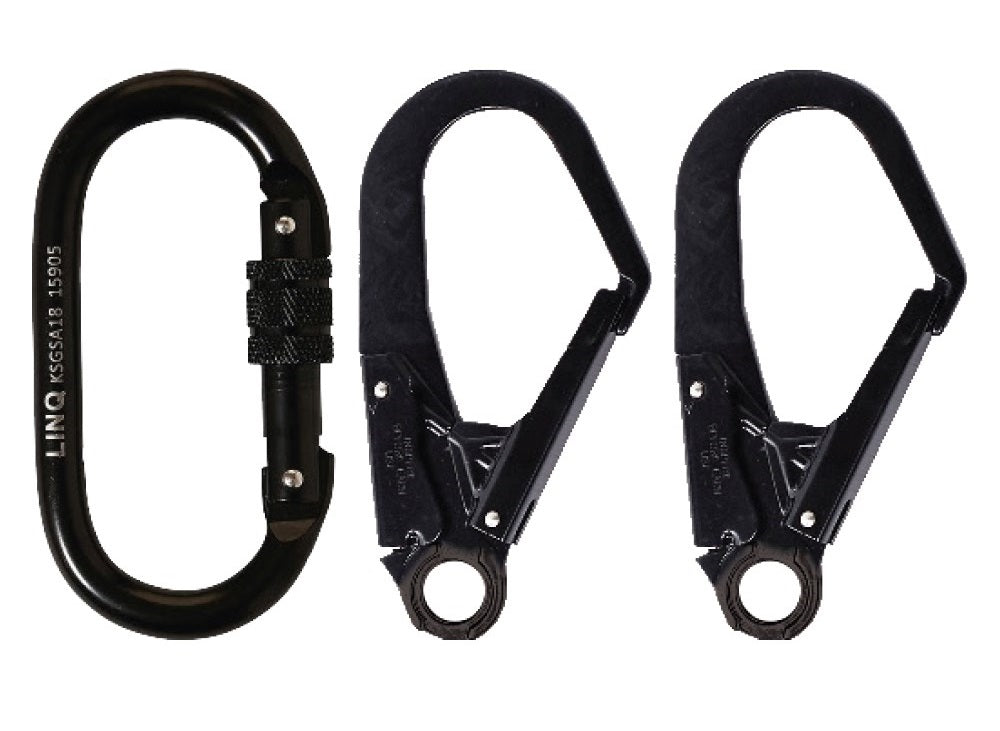 Linq Lanyard Double Rope 3 x SG Karabiners 2m