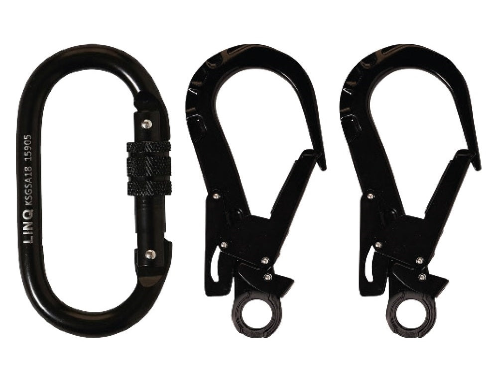 Linq Lanyard Double Rope 3 x SG Karabiners 2m