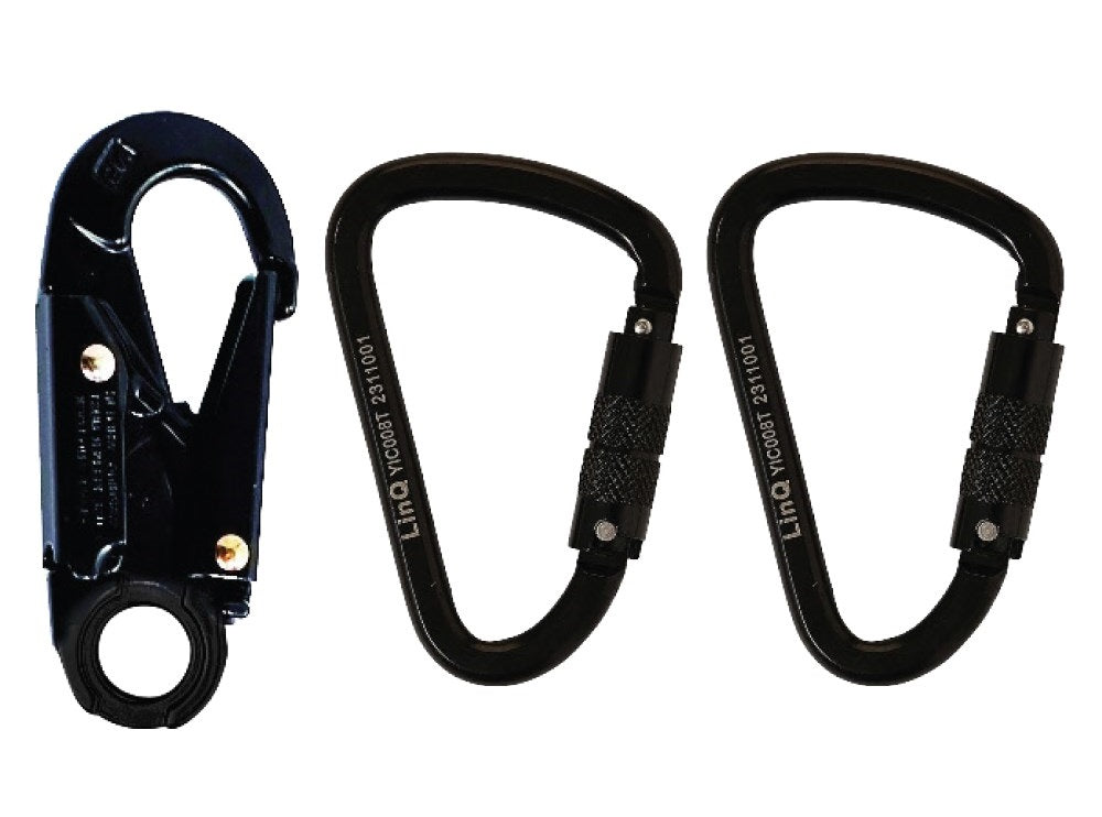 Linq Lanyard Double Rope 1 x Snap Hook / 2 x TA Karabiners 2m