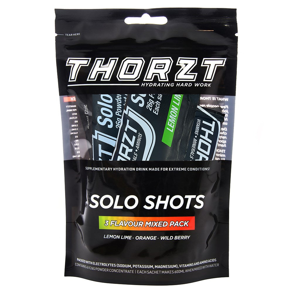 Thorzt Mixed Low GI Solo Shot 26g/600ml 6pk