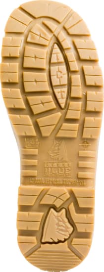 Steel Blue Mens Parkes Zip Boots Steel Bump TPU