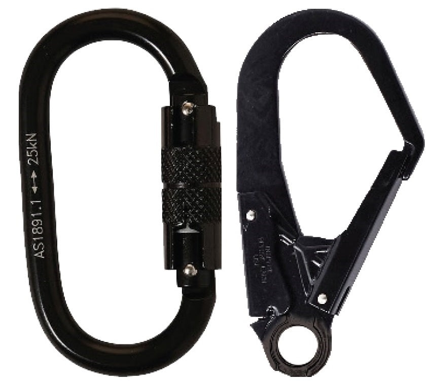 Linq Lanyard Single Adjustable 1 x DA Karabiner / 1 x DA Scaff Hook 2m