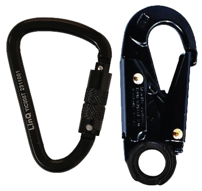 Linq Lanyard Single Adjustable 1 x TA Karabiner / 1 x DA Scaff Hook 2m