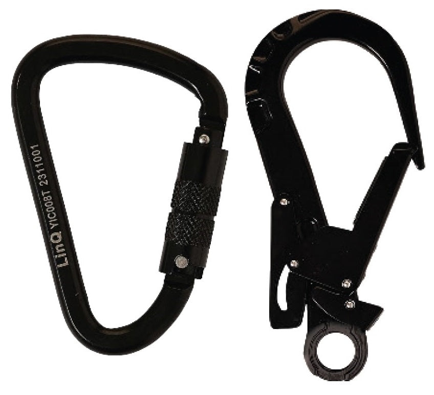 Linq Lanyard Single Adjustable 1 x TA Karabiner / 1 x DA Scaff Hook 2m