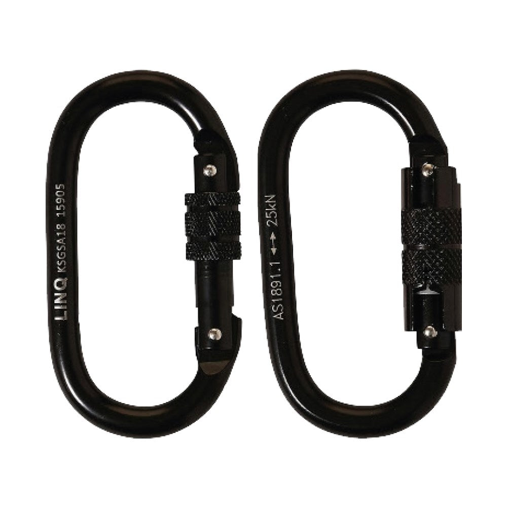 Linq Lanyard Single Elasticated 1 x SG Karabiner / 1 x DA Karabiner 1.85m