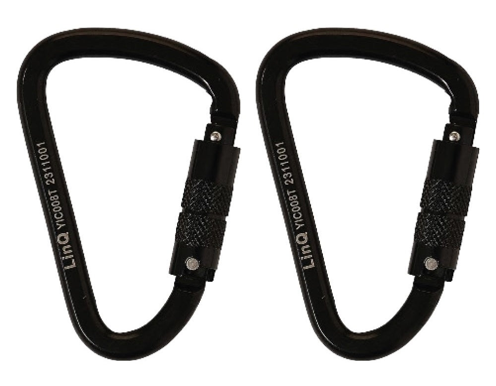 Linq Lanyard Single Elasticated 1 x TA Karabiner / 1 x DA Scaff Hook 1.85m