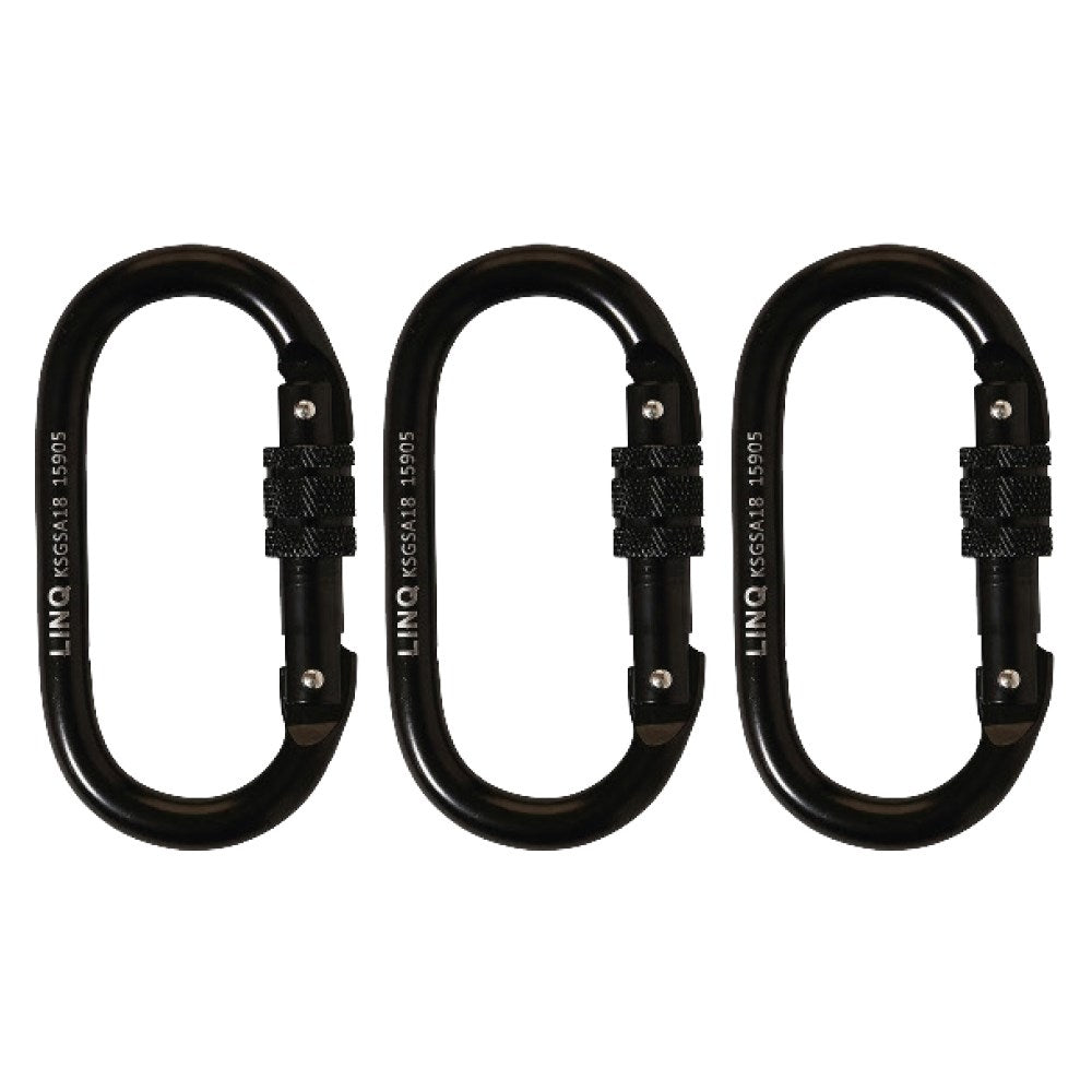 Linq Lanyard Double Elasticated 1 x SG Karabiner / 2 x DA Karabiners 1.85m