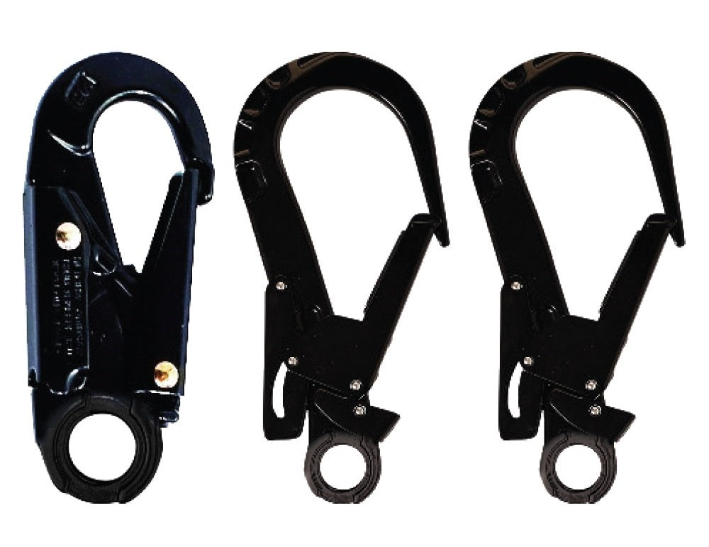 Linq Lanyard Double Elasticated 1 x Snap Hook / 2 x DA Scaff Hooks 1.85m