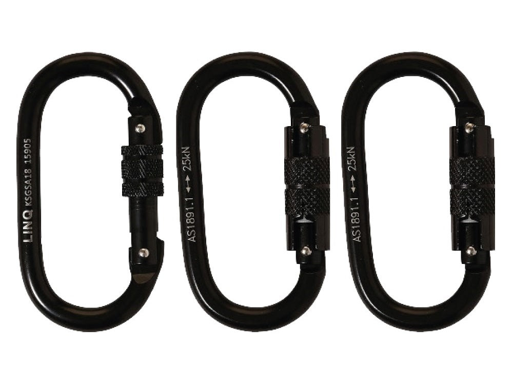 Linq Lanyard Double Webbing 1 x SG Karabiner / 2 x DA Karabiners 2m