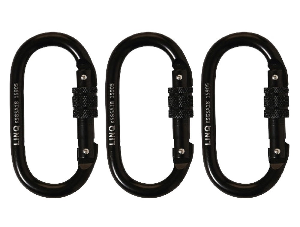 Linq Lanyard Double Webbing 1 x SG Karabiner / 2 x DA Karabiners 2m