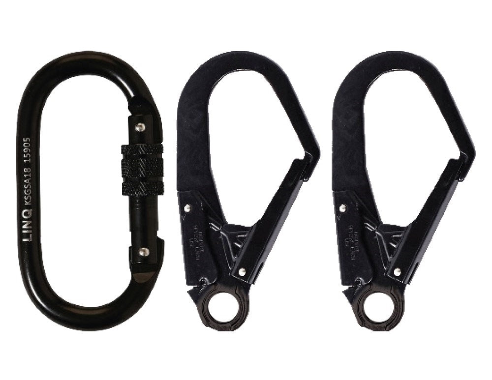 Linq Lanyard Double Webbing 1 x SG Karabiner / 2 x DA Karabiners 2m