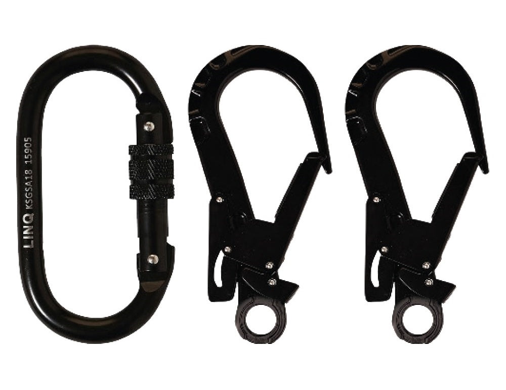 Linq Lanyard Double Webbing 1 x SG Karabiner / 2 x DA Karabiners 2m