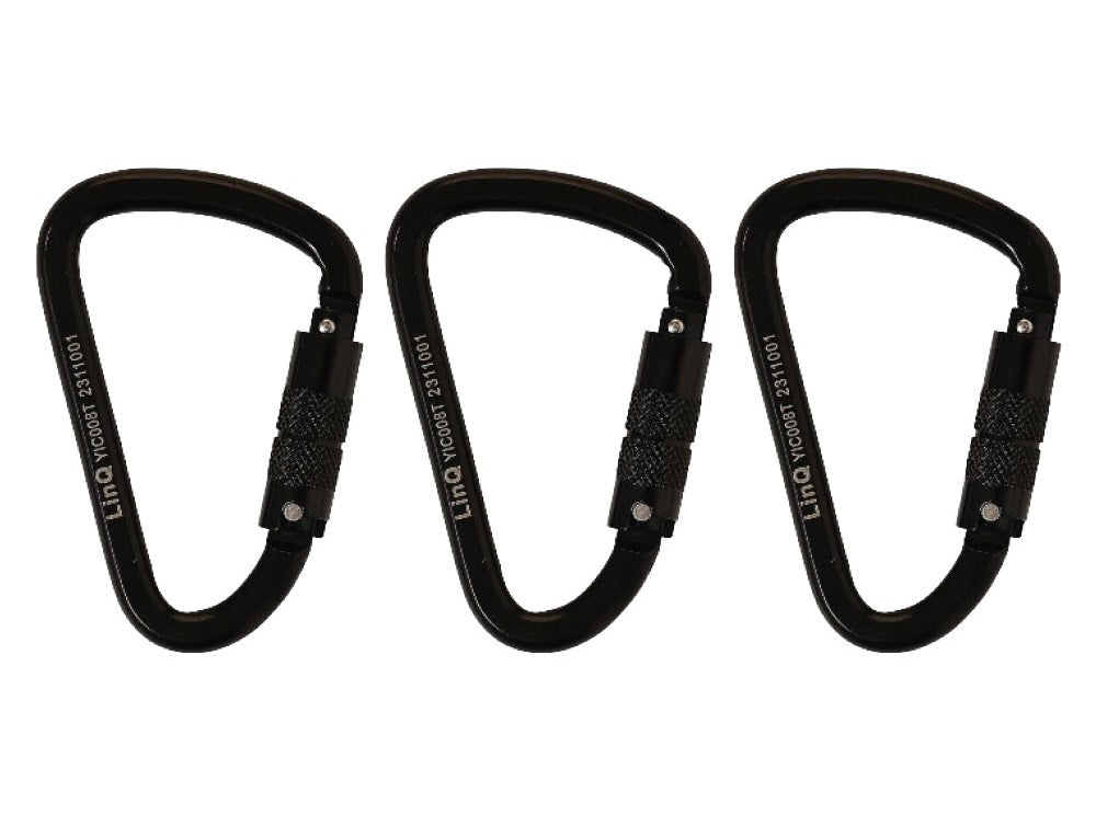 Linq Lanyard Double Webbing 1 x TA Karabiner / 2 x DA Scaff Hooks 2m