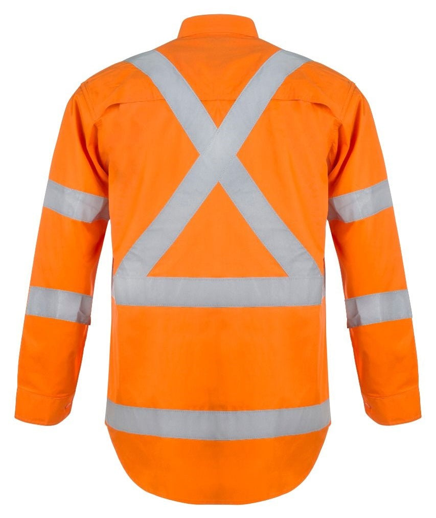 FlameBuster Torrent Fr Mens Orange X-Taped Closed Shirt atpv 9/HRC2 180g Xs