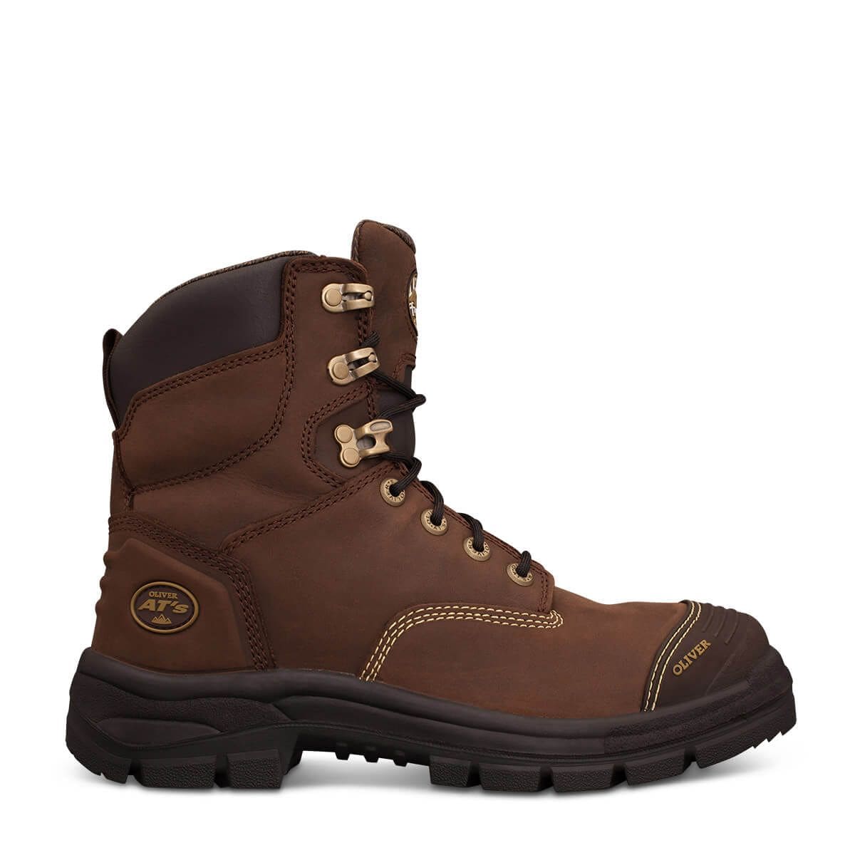 Oliver Mens 55-337 150mm LU AT Boots Steel Nitrile