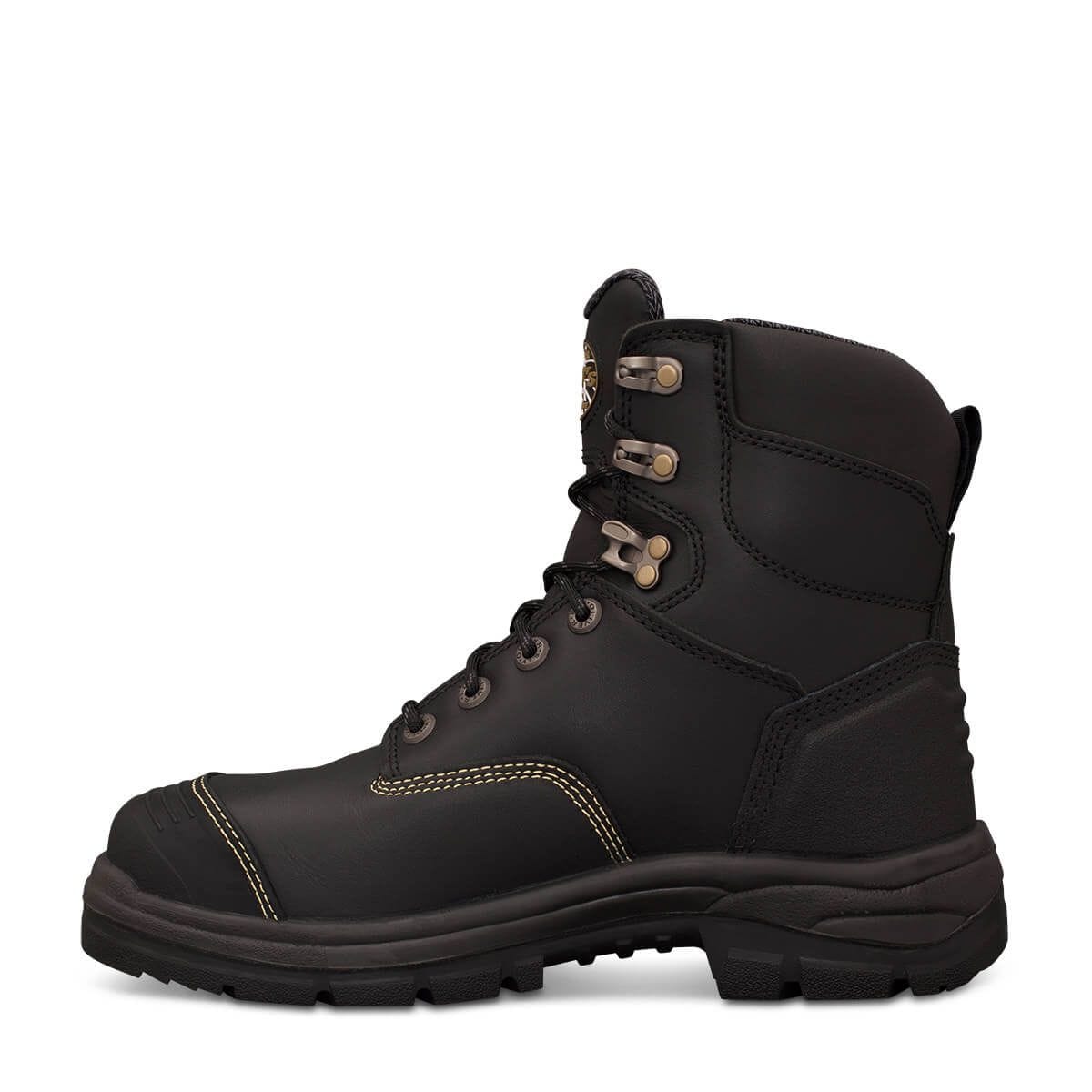 Oliver Mens 55-345Z 150mm Zip AT Boots Steel Bump Nitrile