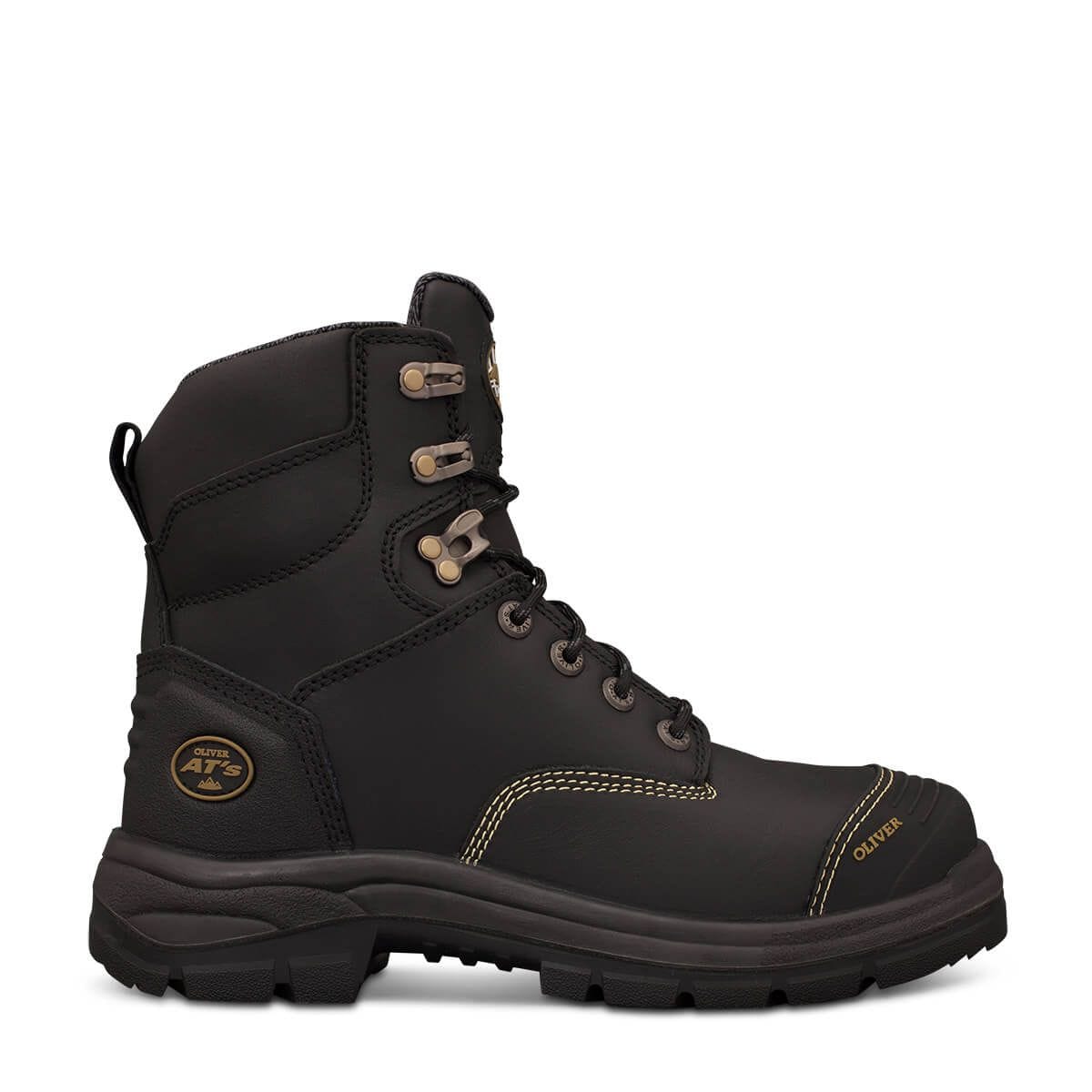 Oliver Mens 55-345 150mm LU AT Boots Steel Bump Nitrile