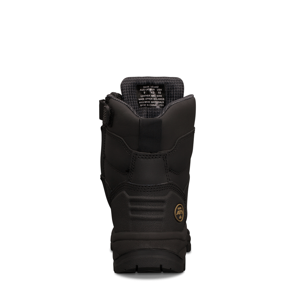 Oliver Mens 55-345Z 150mm Zip AT Boots Steel Bump Nitrile