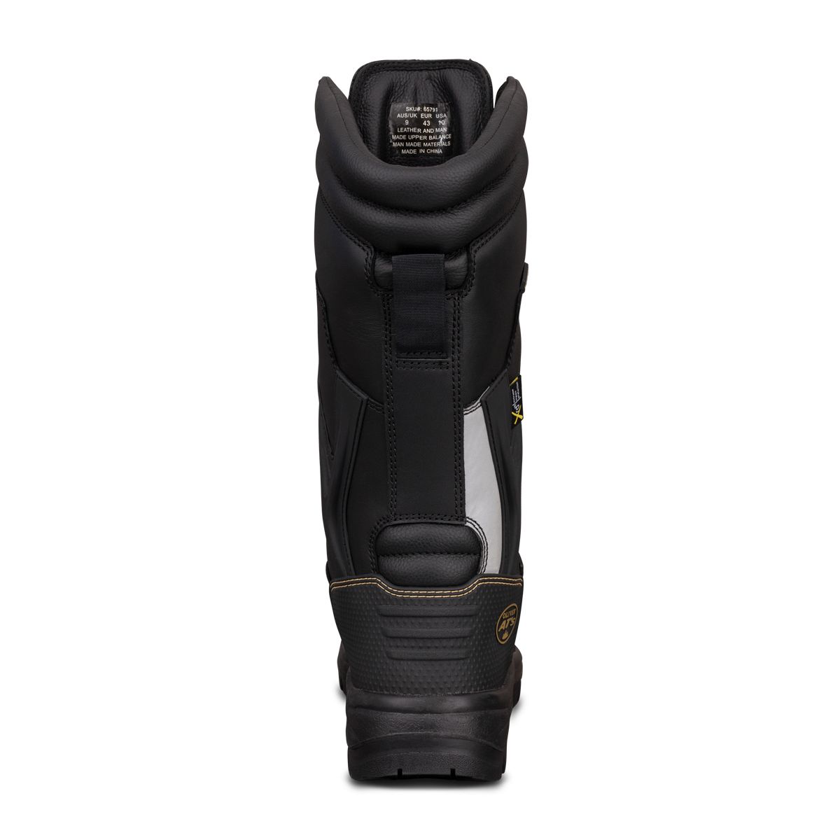 Oliver Mens 65-791 350mm Zip AT Mining Boots Steel Bump Met PR Nitrile