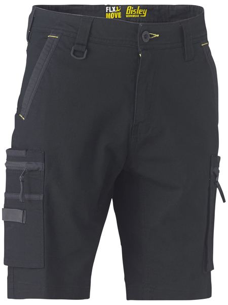 Shorts Bisley F&amp;M Stretch Utility Zip Cargo 280g BSHC1330