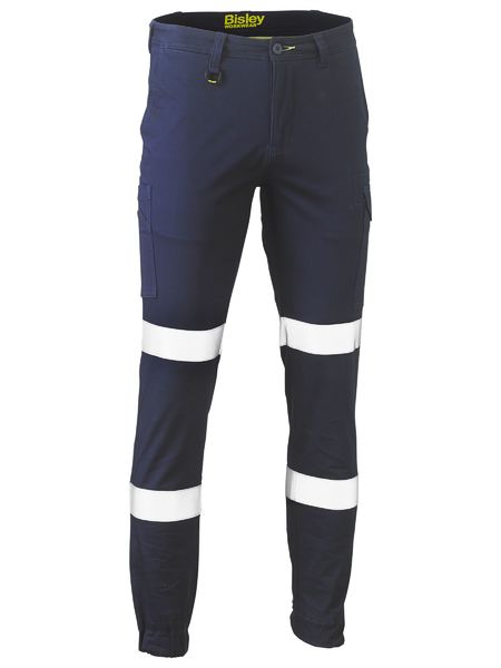 Pants Bisley BM-Taped Stretch Cargo Cuffed Drill 280g Navy 77R