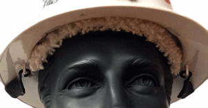 Mic Designs Wool Slinkskin Hard Hat Liner