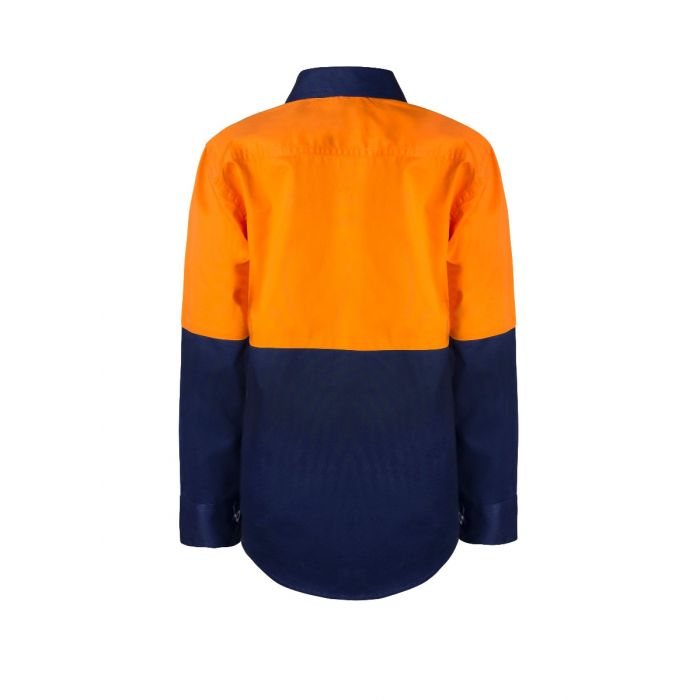 WorkCraft Kids Drill Shirt LS 155g WSK127